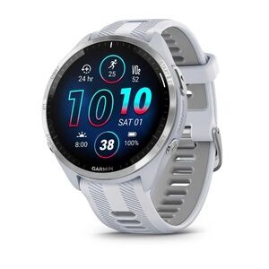Garmin Forerunner 965 Titanium Bezel with Whitestone Case and Whitestone Band